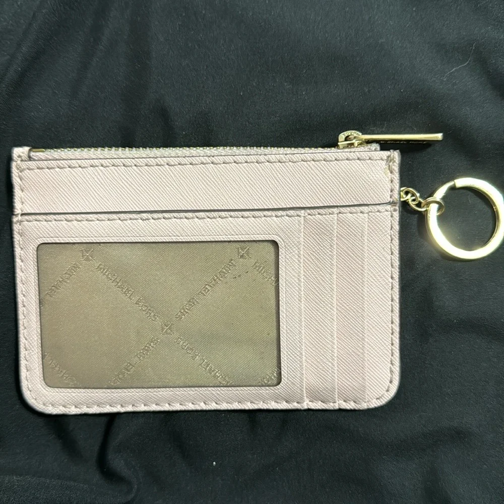 Michael Kors Jet Set Travel Small Top Zip Coin Pouch ID Holder Saffiano Leather - Picture 7 of 7